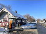  Lebanon Station-looking west. We can see the original CNJ Station building on the left 